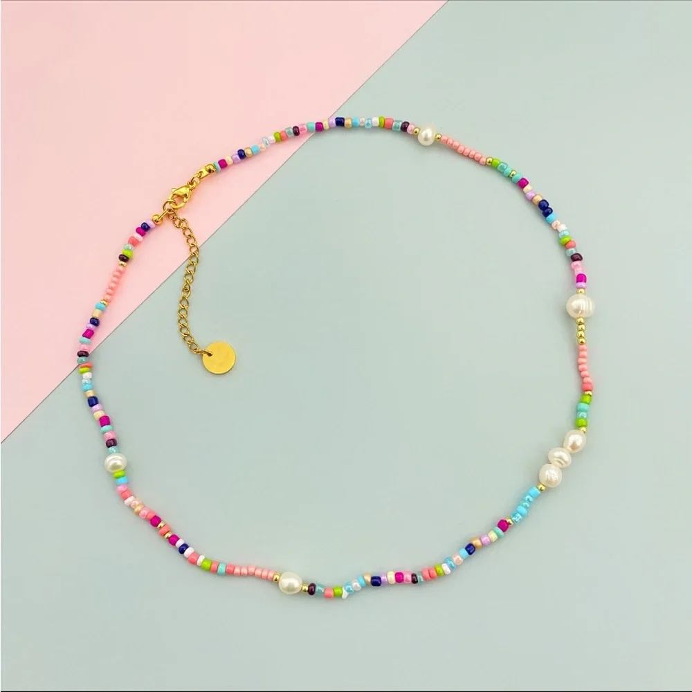 Two Beaded Necklaces for Layering - Picture 2 of 6